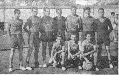 Basketball Mitte der 40er Jahre/Baloncesto a mediados de los años 40