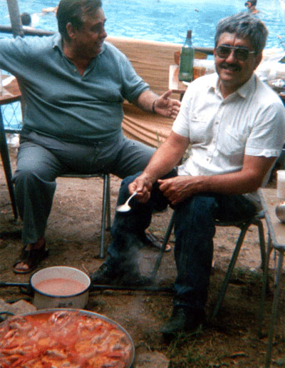 Claudio y paella